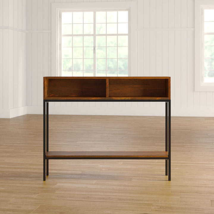 Kendriel 42" Console Table 17 Stories Table Top Color: Chestnut
