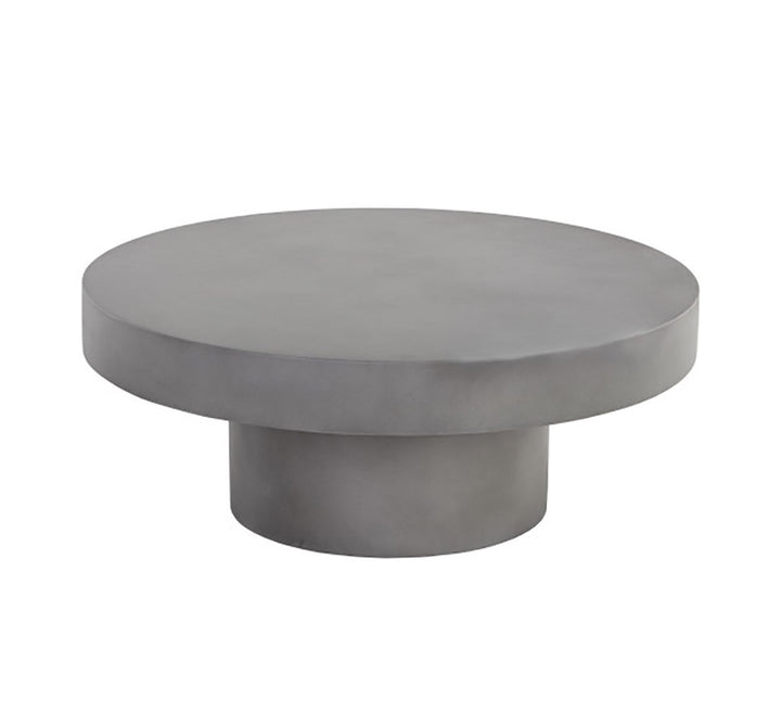 Kenton Pedestal Coffee Table AllModern Color: Gray