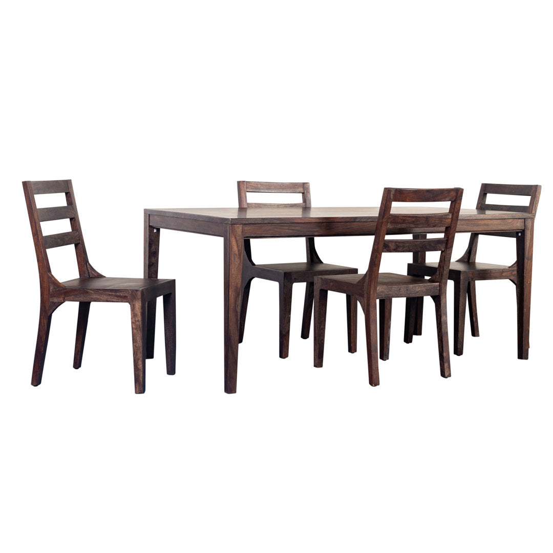 Mariann Sheesham Solid Wood Dining Table Loon Peak® Color: Dark Natural