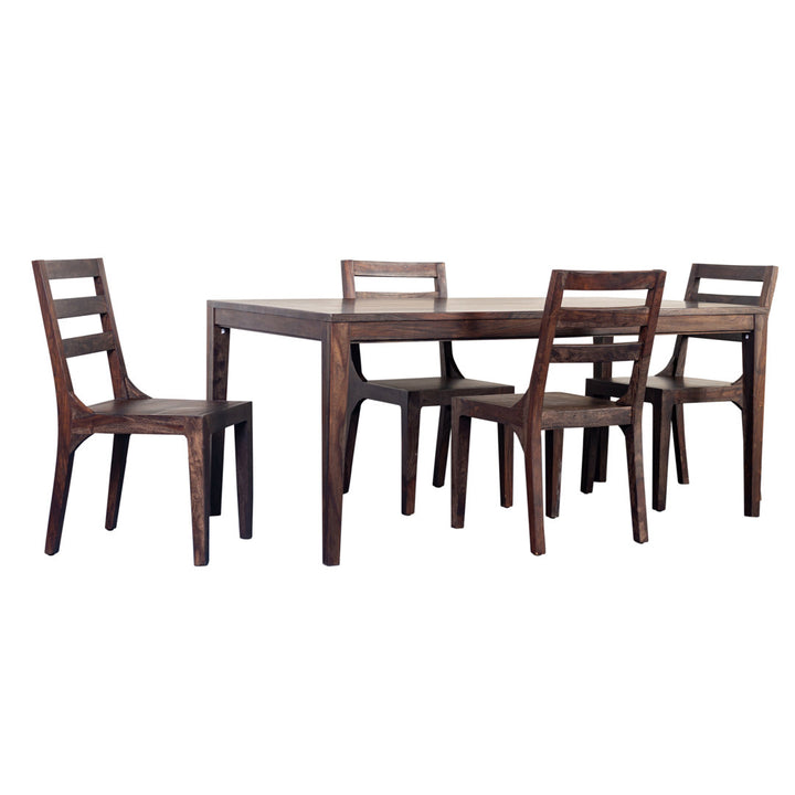Mariann Sheesham Solid Wood Dining Table Loon Peak® Color: Dark Natural