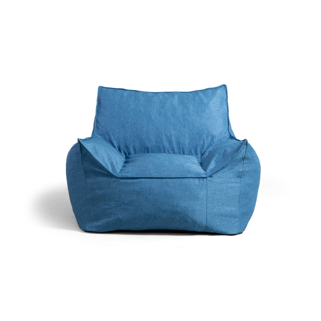 Big Joe Imperial Bean Bag Lounger Big Joe Fabric: Pacific Blue Union 100% Polyester