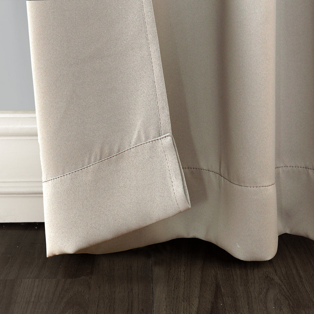 Wayfair Basics Thermal Blackout Grommet Sliding Patio Door Curtain Panel Wayfair Basics® Curtain Color: Stone