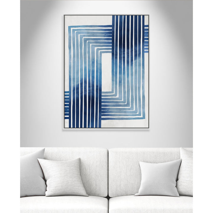 In Unison by Eva Watts - Painting Print Joss & Main Size: 41.5" H x 31.5" W x 2" D Format: White Framed Canvas