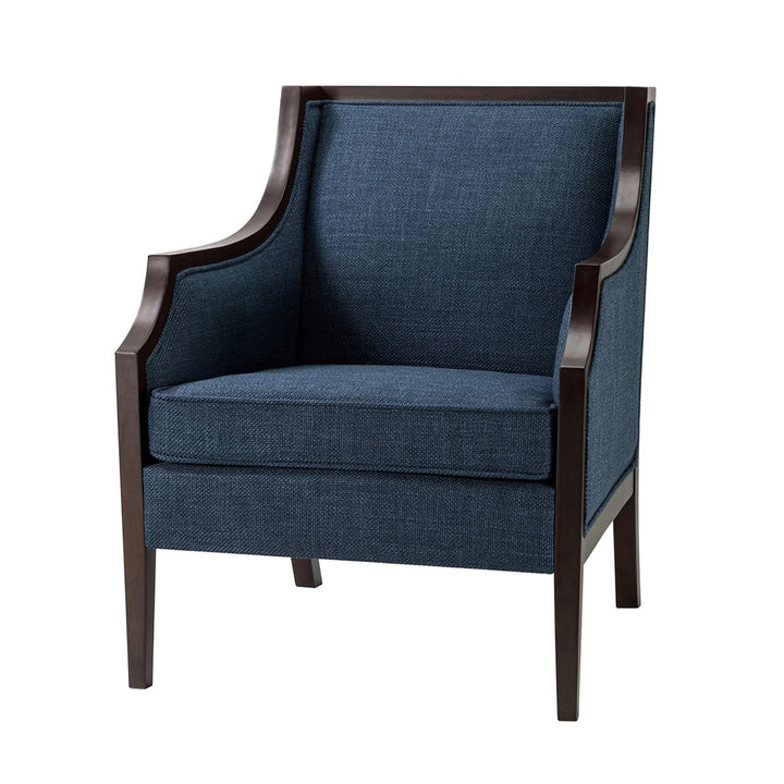 Akiyo 31" W Polyester Armchair Lark Manor™ Fabric: Navy 100% Polyester