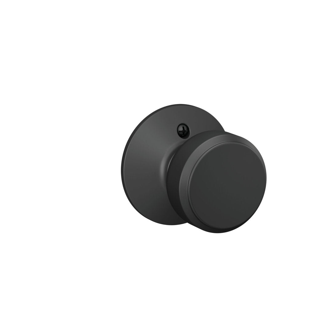 Bowery Passage Knob (Hall & Closet) Schlage Finish: Matte Black