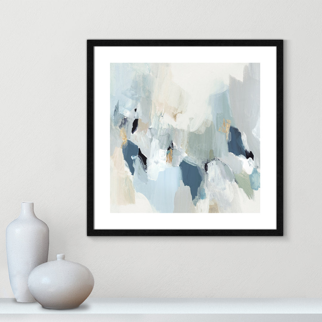 Little Talks II by Isabelle Z - Picture Frame Print on Canvas Casa Fine Arts Size: 24.75" H x 24.75" W x 0.75" D Format: Black Wood Framed Paper