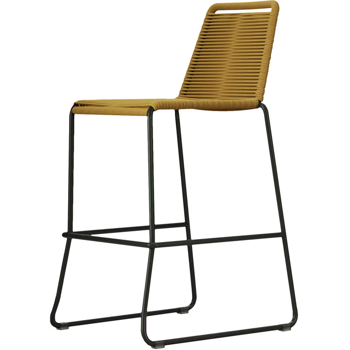 Huron Patio Bar Stool AllModern Color: Curry Yellow Performance Seat Height: Bar Stool (30" Seat Height)
