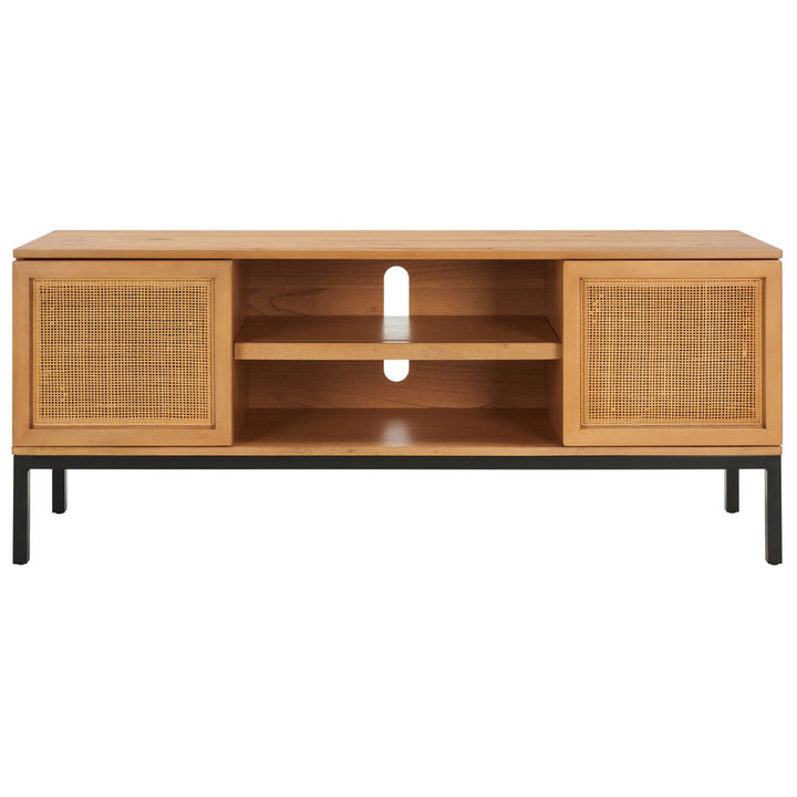 Prudhoe TV Stand for TVs up to 55" Sand & Stable™ Color: Natural/Black