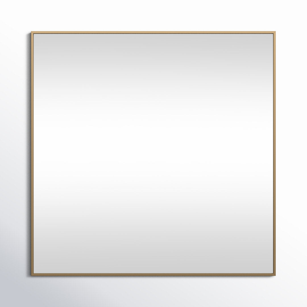 Valparaiso Accent Mirror Wade Logan® Size: 42"  x 42"  Finish: Brass