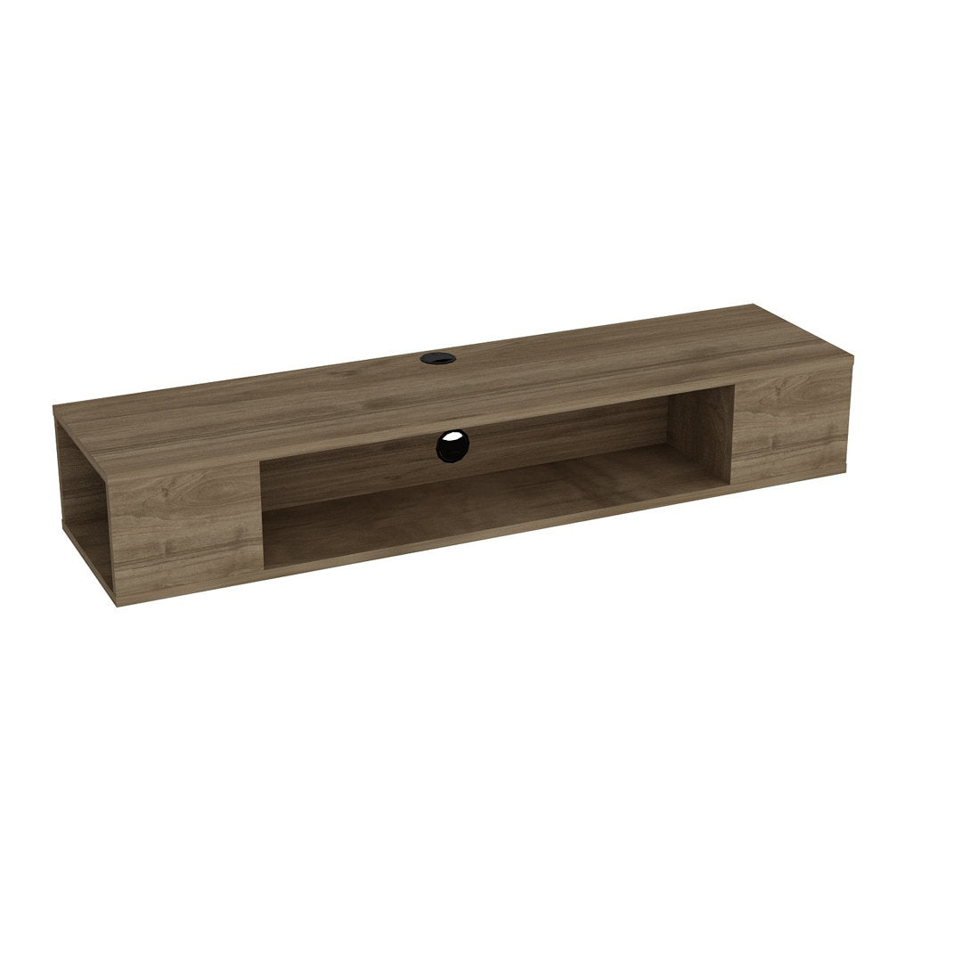 Abbie-Jane Floating TV Stand for TVs up to 70" Ebern Designs Color: Oud Oak