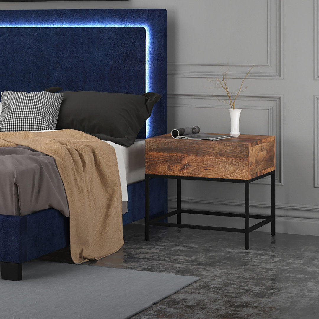 Prudenza 1 Drawer Nightstand Latitude Run®