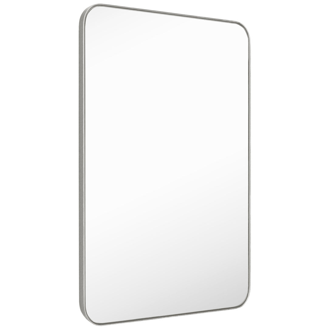 Markhai Modern Accent Mirror Orren Ellis Size: 36" x 24" Finish: Light Champagne