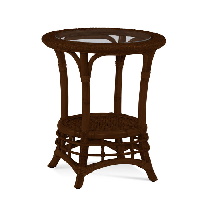 Luca Chairside Table Birch Lane™ Color: Coffee