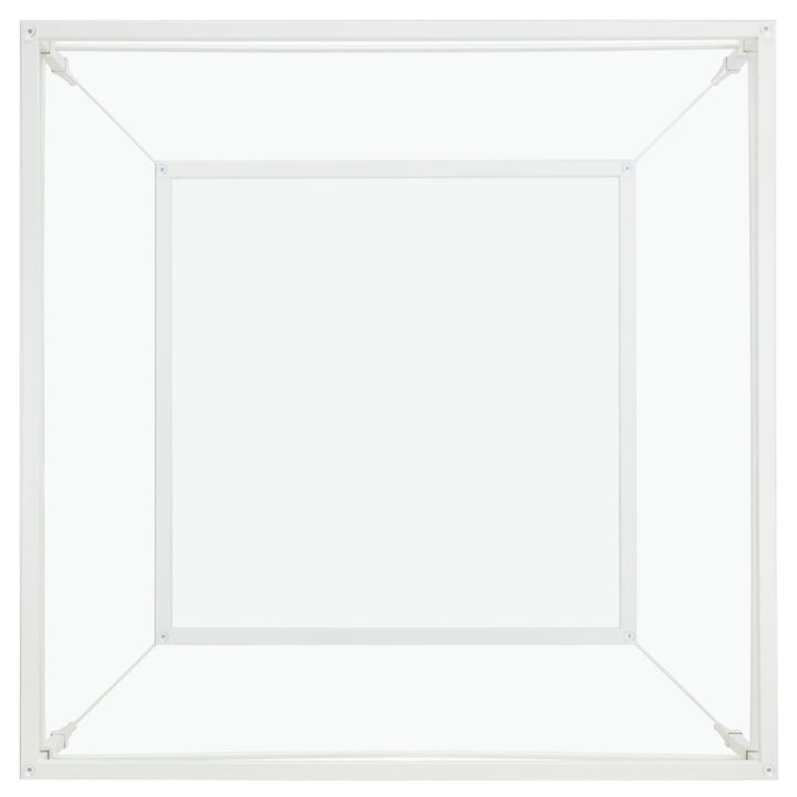 Genevieve Coffee Table with Storage Etta Avenue™ Table Base Color: White