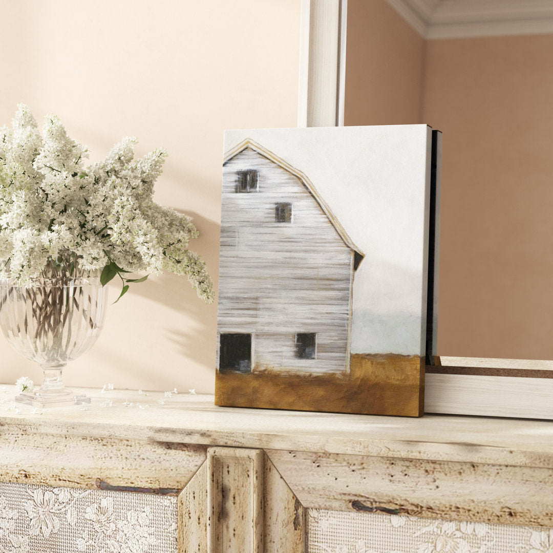 Abandoned Barn I' Painting on Canvas One Allium Way® Size: 40" H x 30" W x 1.25" D Format: Wrapped Canvas