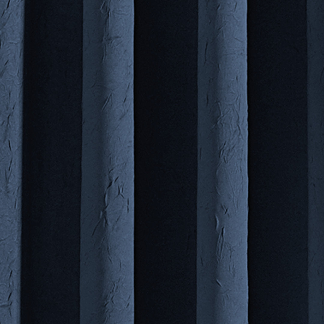 Curtainworks Manzano Solid Color Room Darkening Grommet Curtain Panel Charlton Home® Curtain Color: Navy Size per Panel: 50" W x 108" L