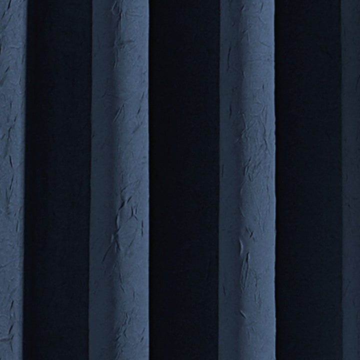 Curtainworks Manzano Solid Color Room Darkening Grommet Curtain Panel Charlton Home® Curtain Color: Navy Size per Panel: 50" W x 108" L