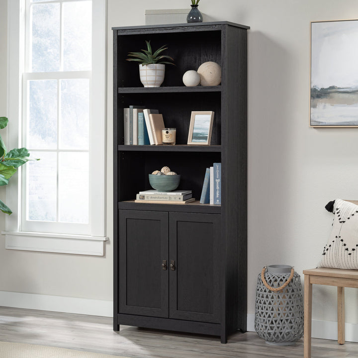 Myrasol 71.5" H x 29.29" W Standard Bookcase Highland Dunes Color: Raven Oak