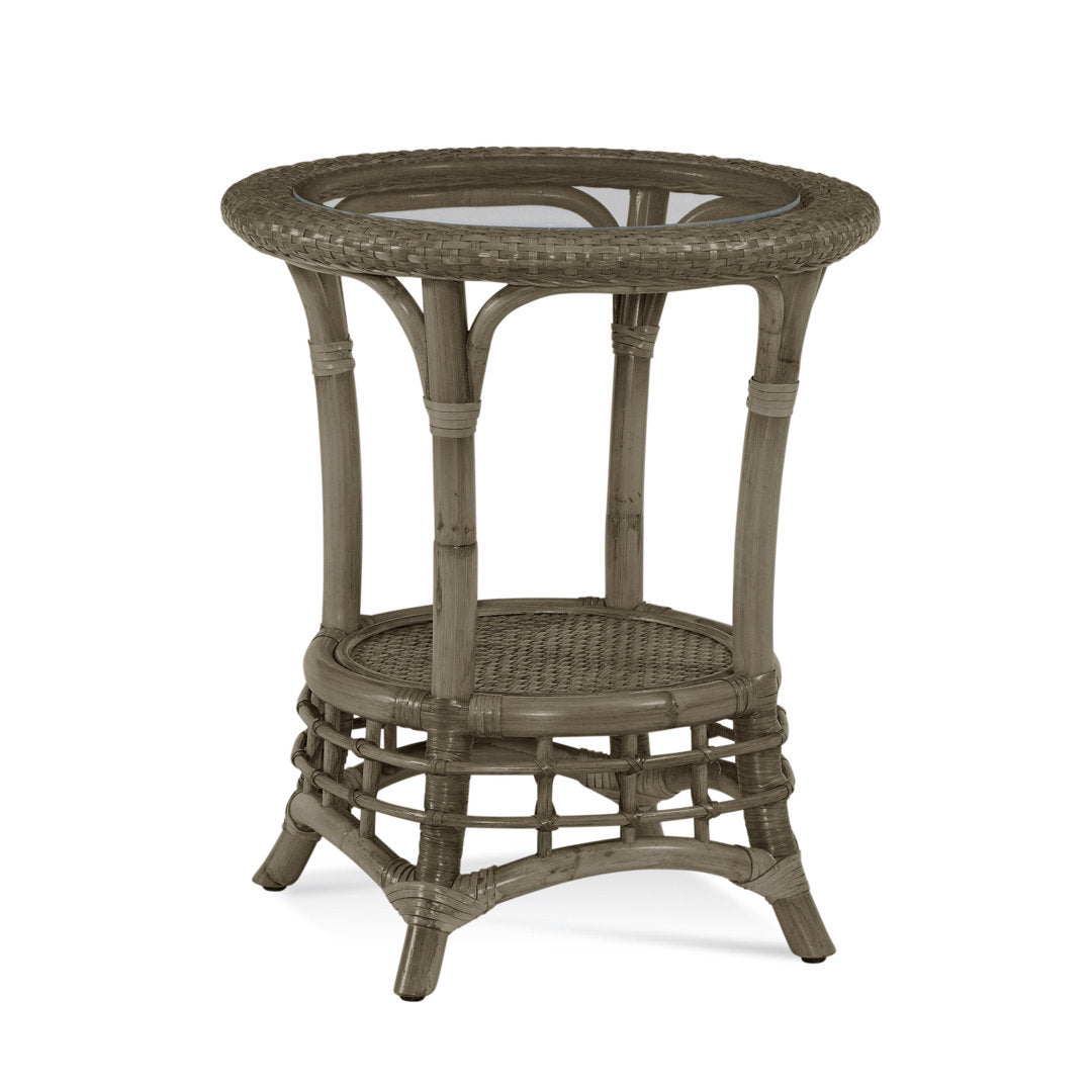 Luca Chairside Table Birch Lane™ Color: Stone Hearth