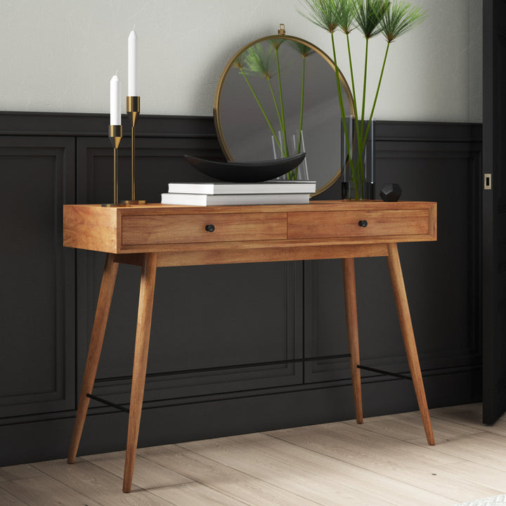 Andresen 47.75" Console Table Mercury Row® Color: Brown