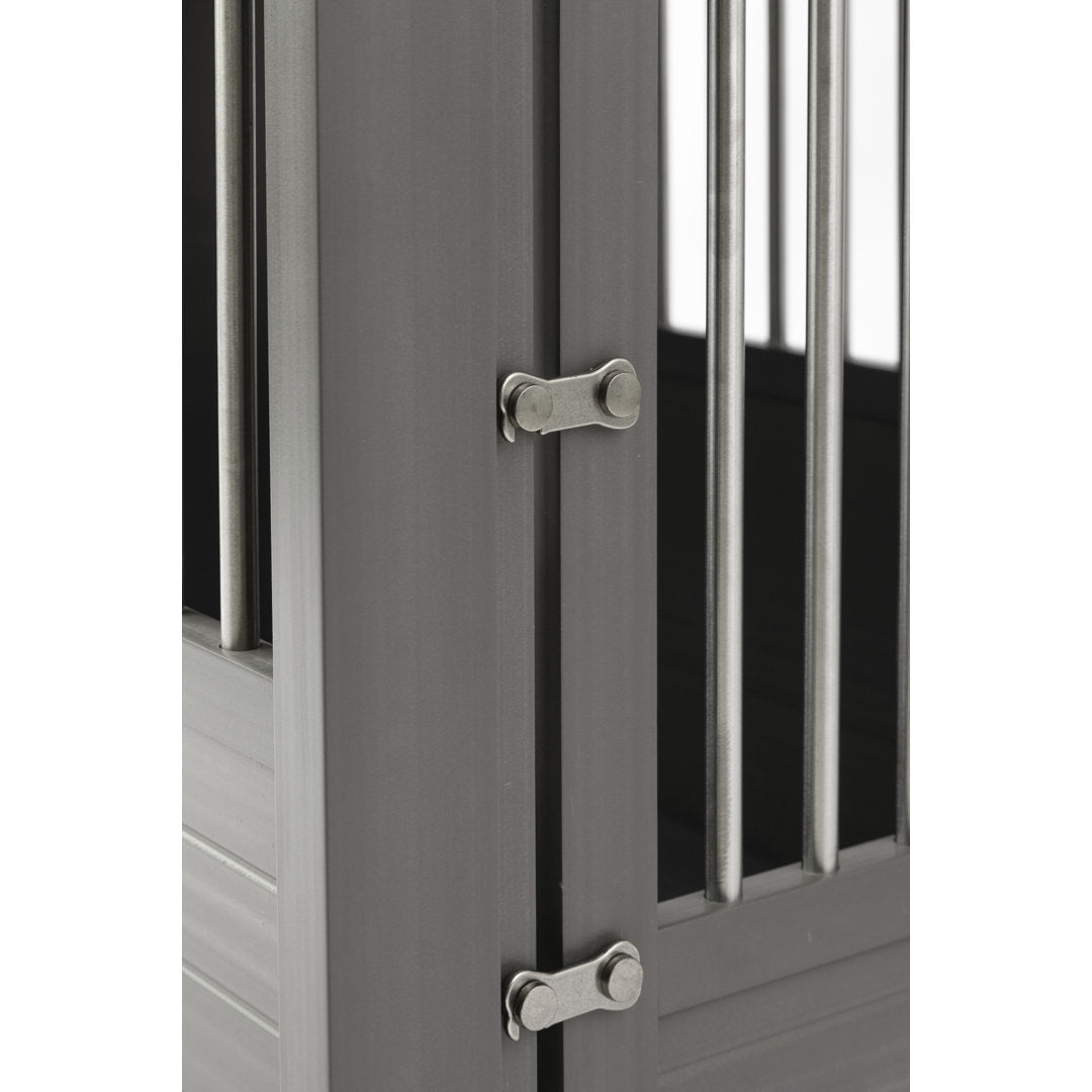 Southwick ECOFLEX® Furniture-Style Dog Crate – End Table Design Archie & Oscar™ Color: Gray Size: Large (28" H x 24" W x 35.4" D)