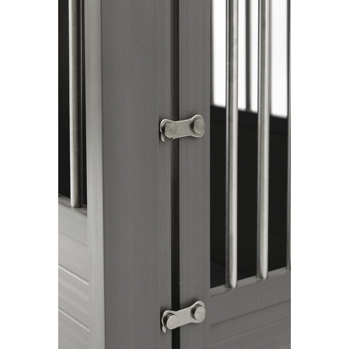 Southwick ECOFLEX® Furniture-Style Dog Crate – End Table Design Archie & Oscar™ Color: Gray Size: Large (28" H x 24" W x 35.4" D)