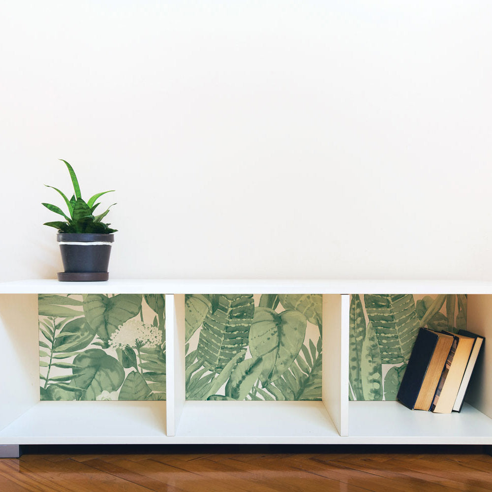 Tropical Peel And Stick Wallpaper Bay Isle Home™ Color: Green