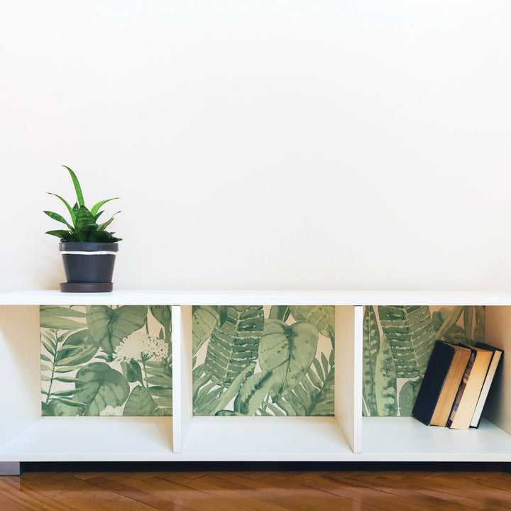 Tropical Peel And Stick Wallpaper Bay Isle Home™ Color: Green