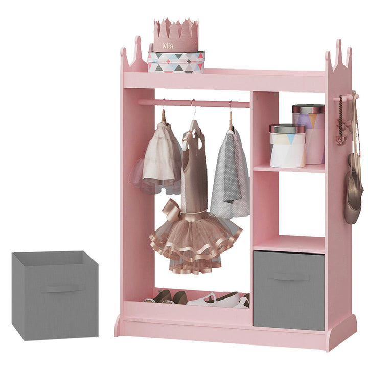 Helen Armoire Gemma Violet Color: Pink