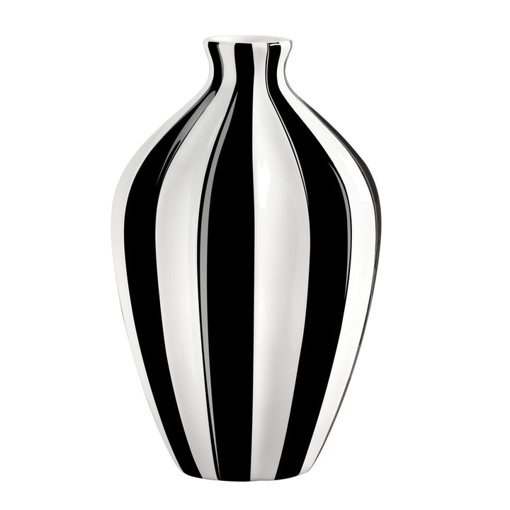 Gelb Black/White Ceramic Table Vase Orren Ellis