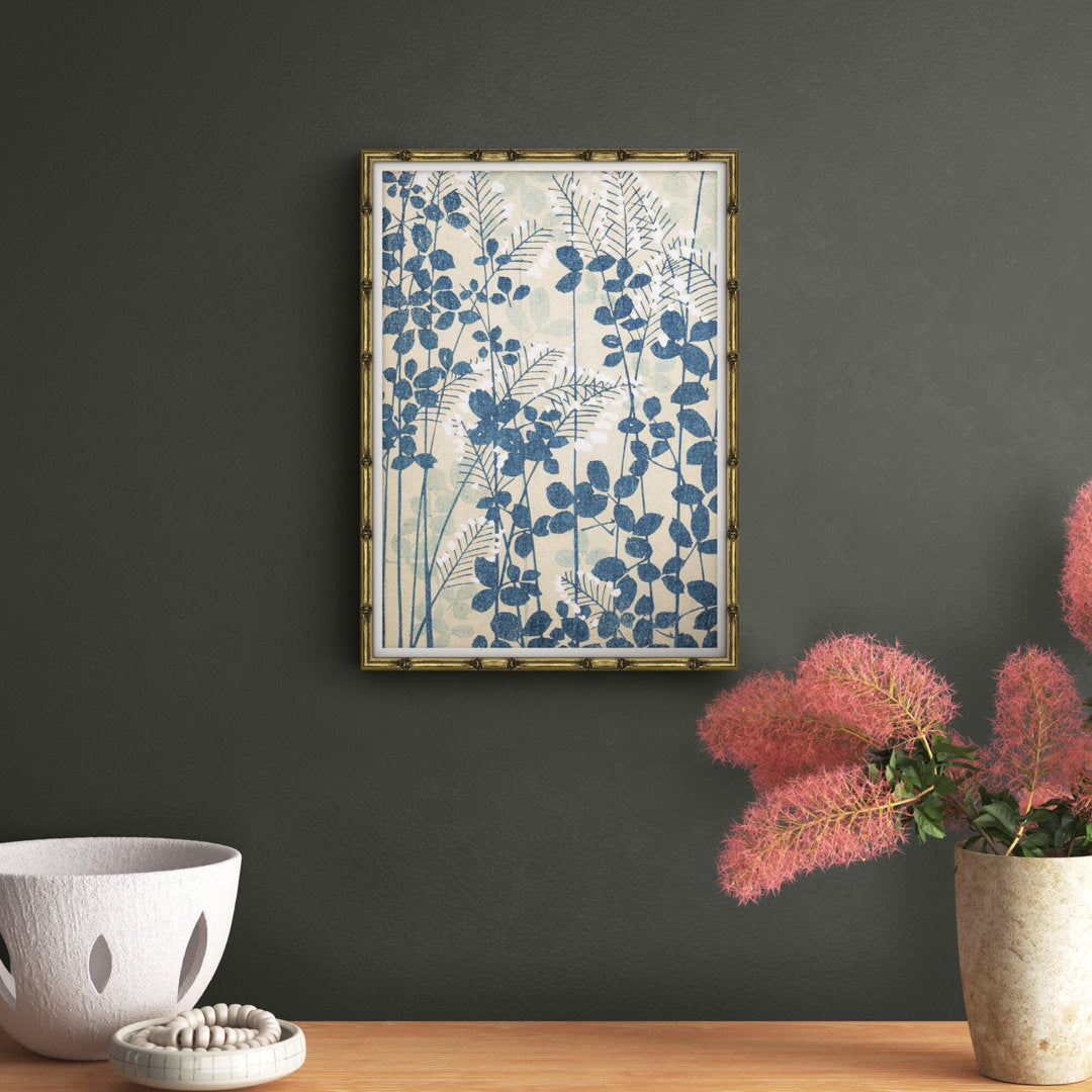 Amelia 'Asian Textile Patterns' Framed Graphic Art Print Joss & Main