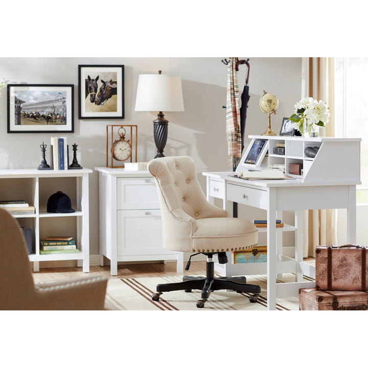 Aliyat 2-Drawer Vertical Filing Cabinet Lark Manor™ Color: Pure White