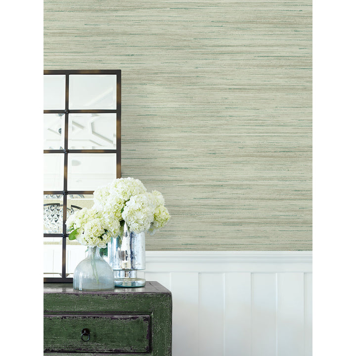 Arnod 27' L x 27" W 3D Embossed Wallpaper Roll Wade Logan® Color: Blanched Pistachio