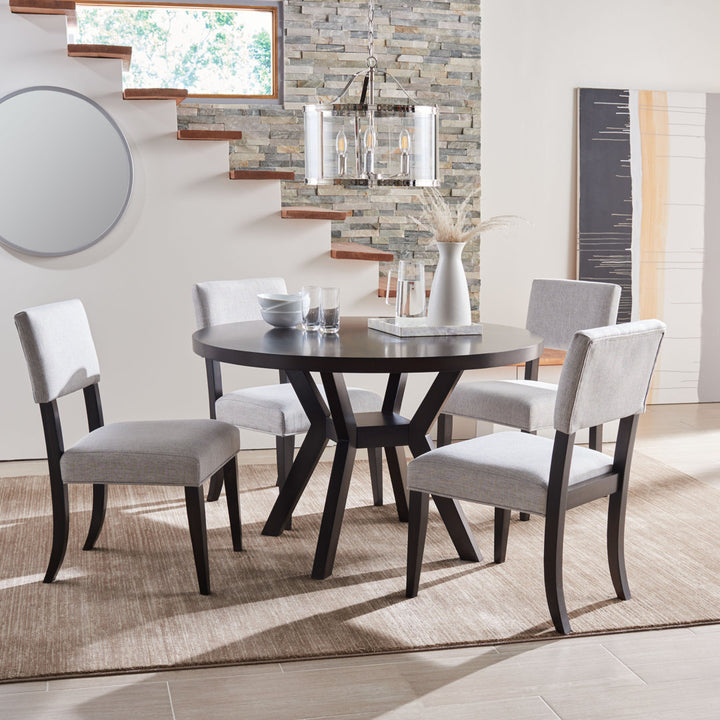 Side Chair in Light Taupe (Set of 2) Safavieh Couture