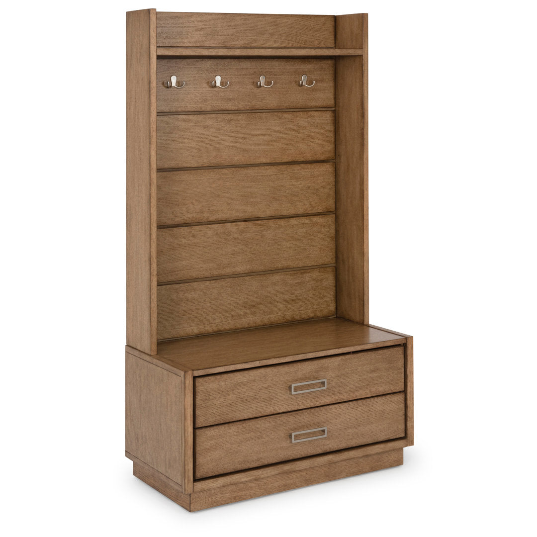 Bucher Hall Tree with Bench Mercury Row®