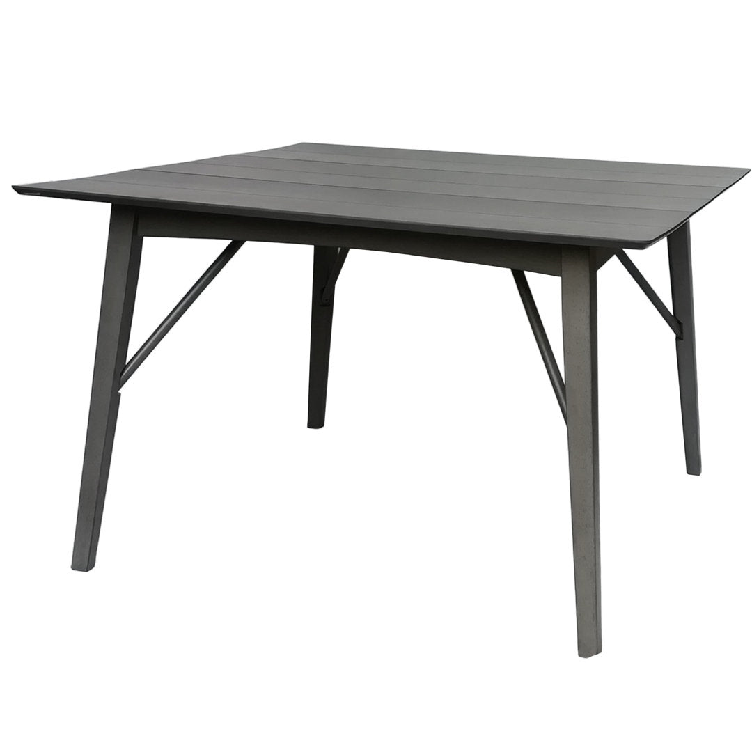 Lea Counter Height 58.5" Solid Wood Dining Table George Oliver Color: Gray