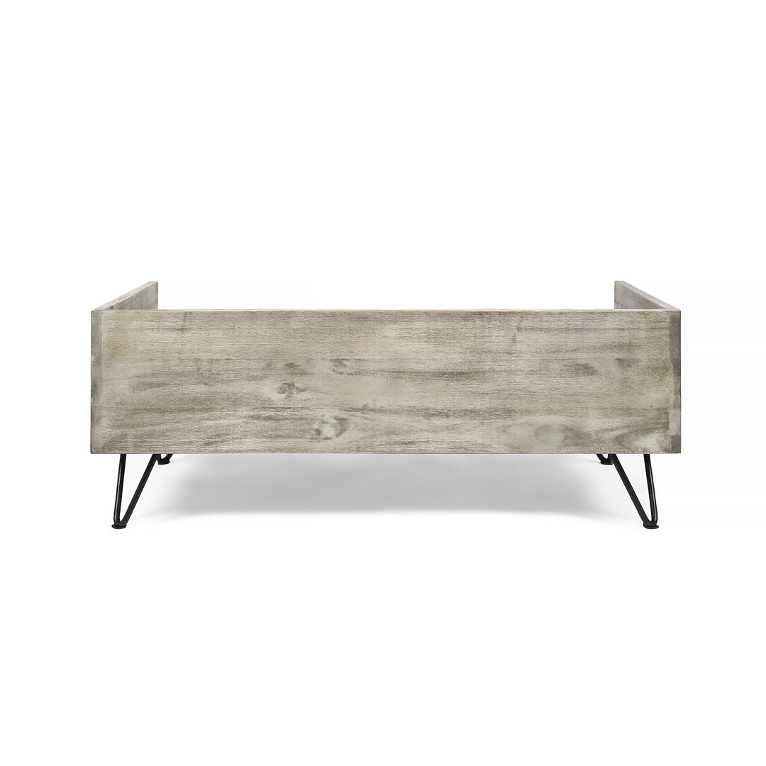 Kaylor Mid Century Modern Dog Sofa Tucker Murphy Pet™ Color: Light Gray/Black/Gray