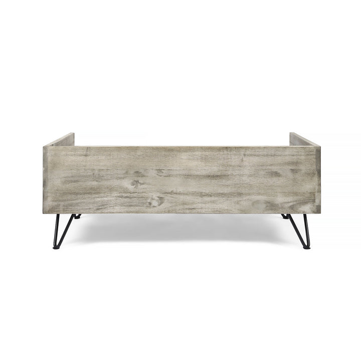 Kaylor Mid Century Modern Dog Sofa Tucker Murphy Pet™ Color: Light Gray/Black/Gray