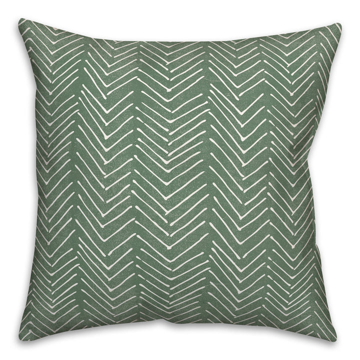 Scribble 14 Outdoor Square Pillow Cover & Insert Designs Direct Creative Group Color: Green Size: 18" x 18"