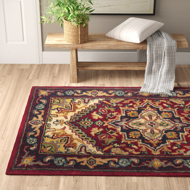 Balthrop Hand Tufted Wool Oriental Rug Astoria Grand Rug Size: Rectangle 5' x 8'
