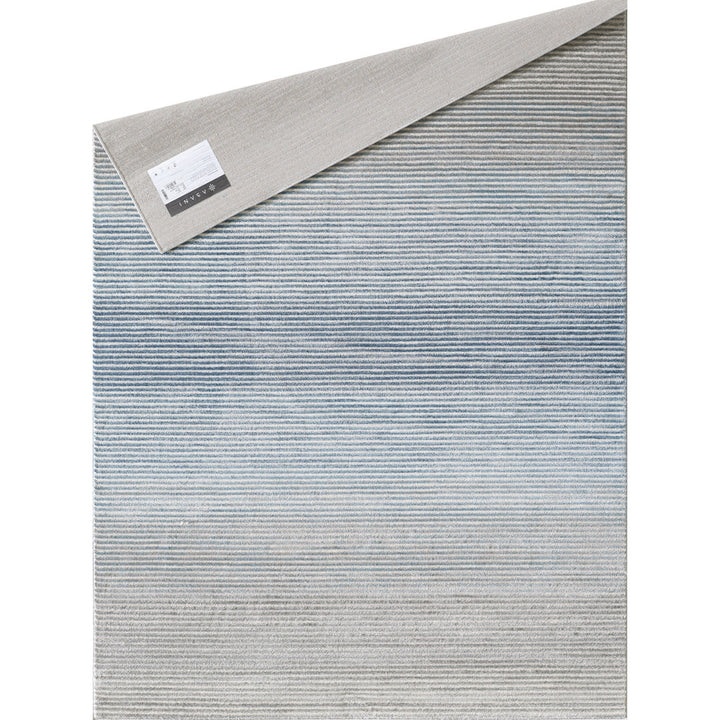 Woodstock Striped Gray/Blue Area Rug Highland Dunes Rug Size: Rectangle 5'3" x 7'6"
