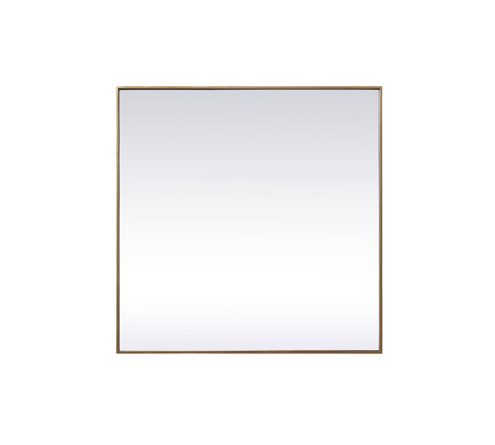 Valparaiso Accent Mirror Wade Logan® Size: 42"  x 42"  Finish: Brass
