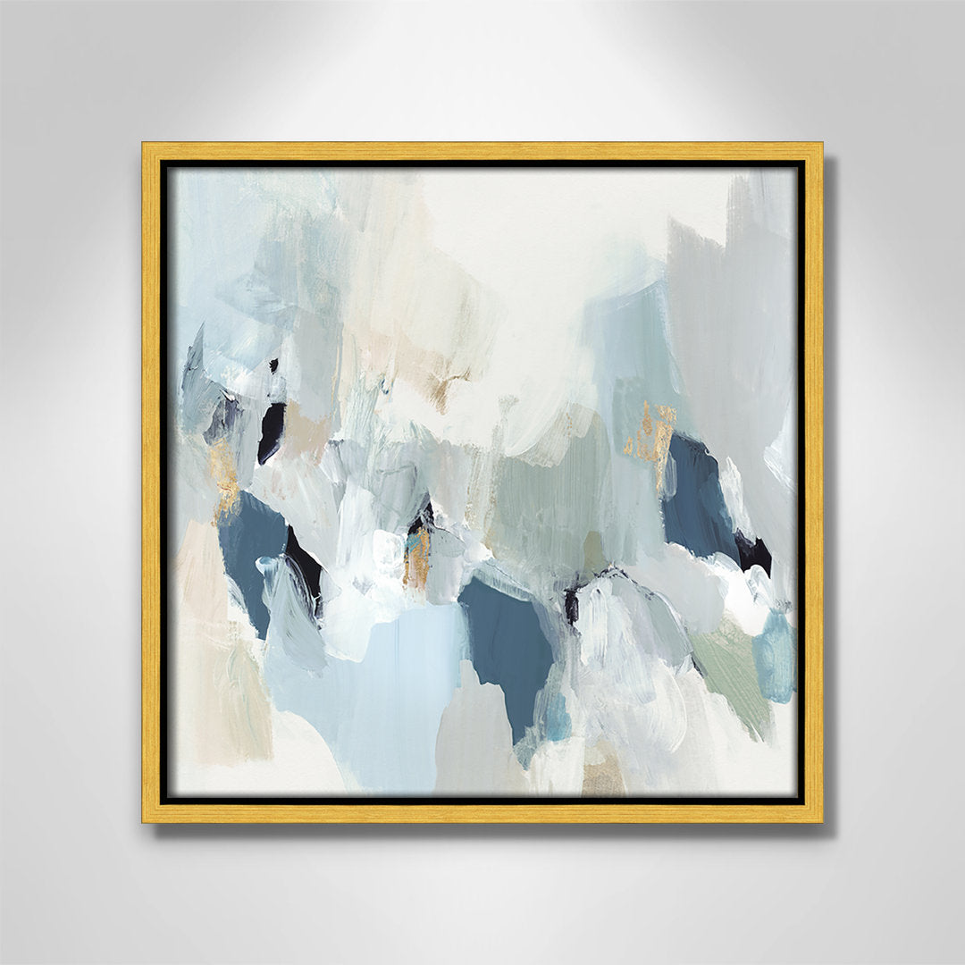 Little Talks II by Isabelle Z - Picture Frame Print on Canvas Casa Fine Arts Size: 13.5" H x 13.5" W x 2" D Format: Gold Framed Canvas