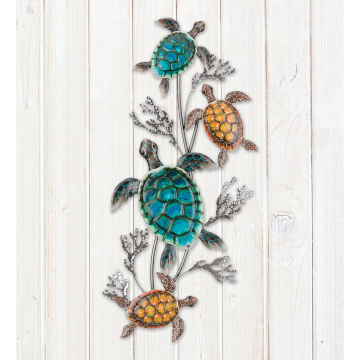 Lustre Sea Turtle Wall Décor Beachcrest Home™
