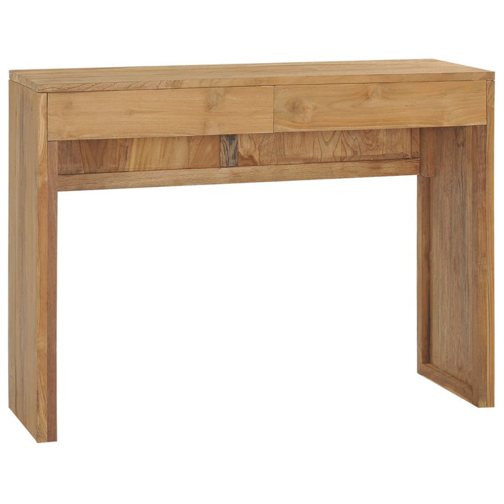 Console Table 39.4"x13.8"x29.5" Solid Teak Wood Foundry Select