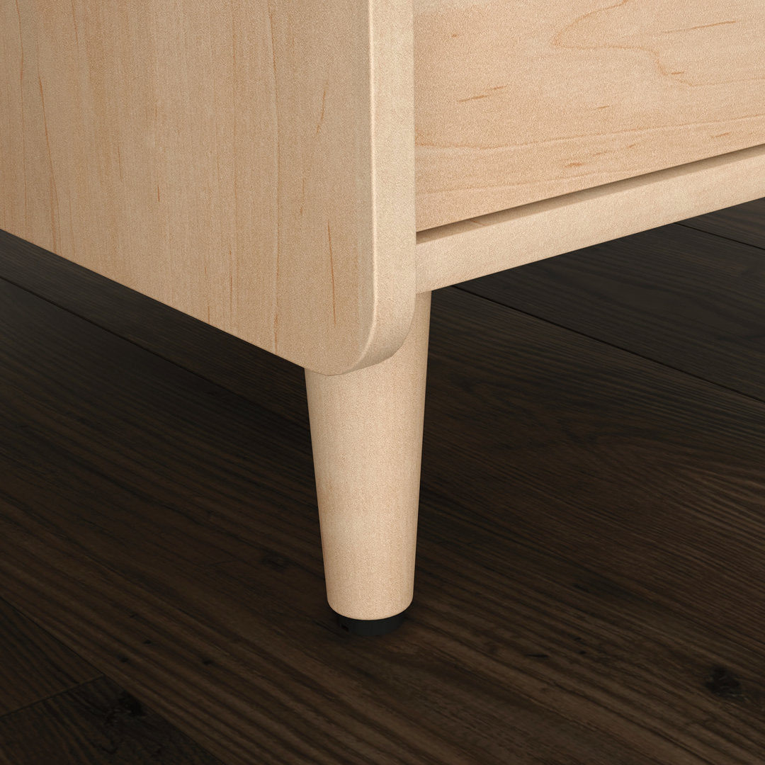 Ausherman Desk Millwood Pines Color: Natural Maple