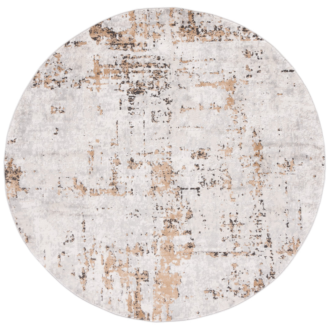 Broadway Performance Abstract Rug Williston Forge Rug Size: Round 10'