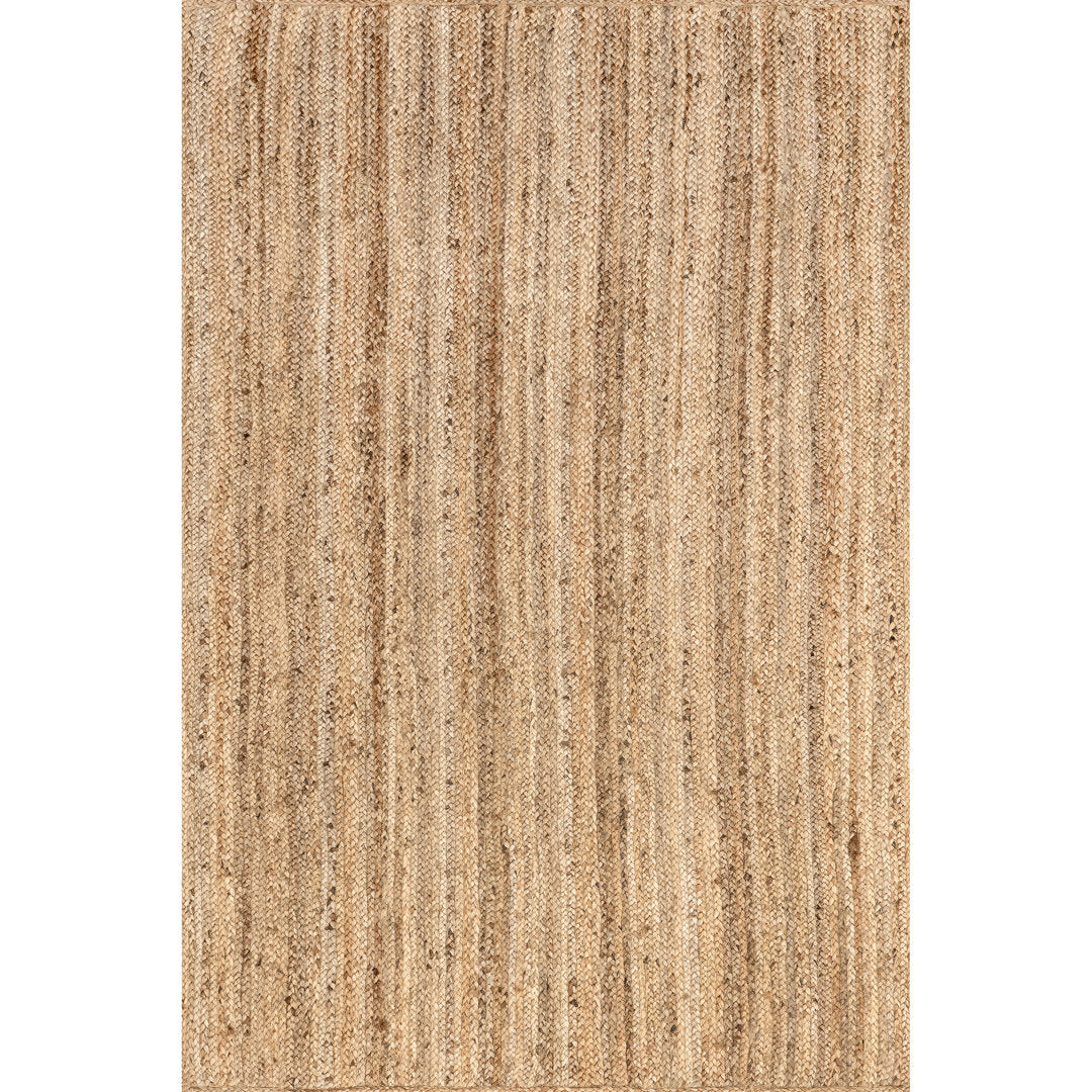 Natural Jute Area Rug Breakwater Bay Rug Size: Rectangle 8' x 10'