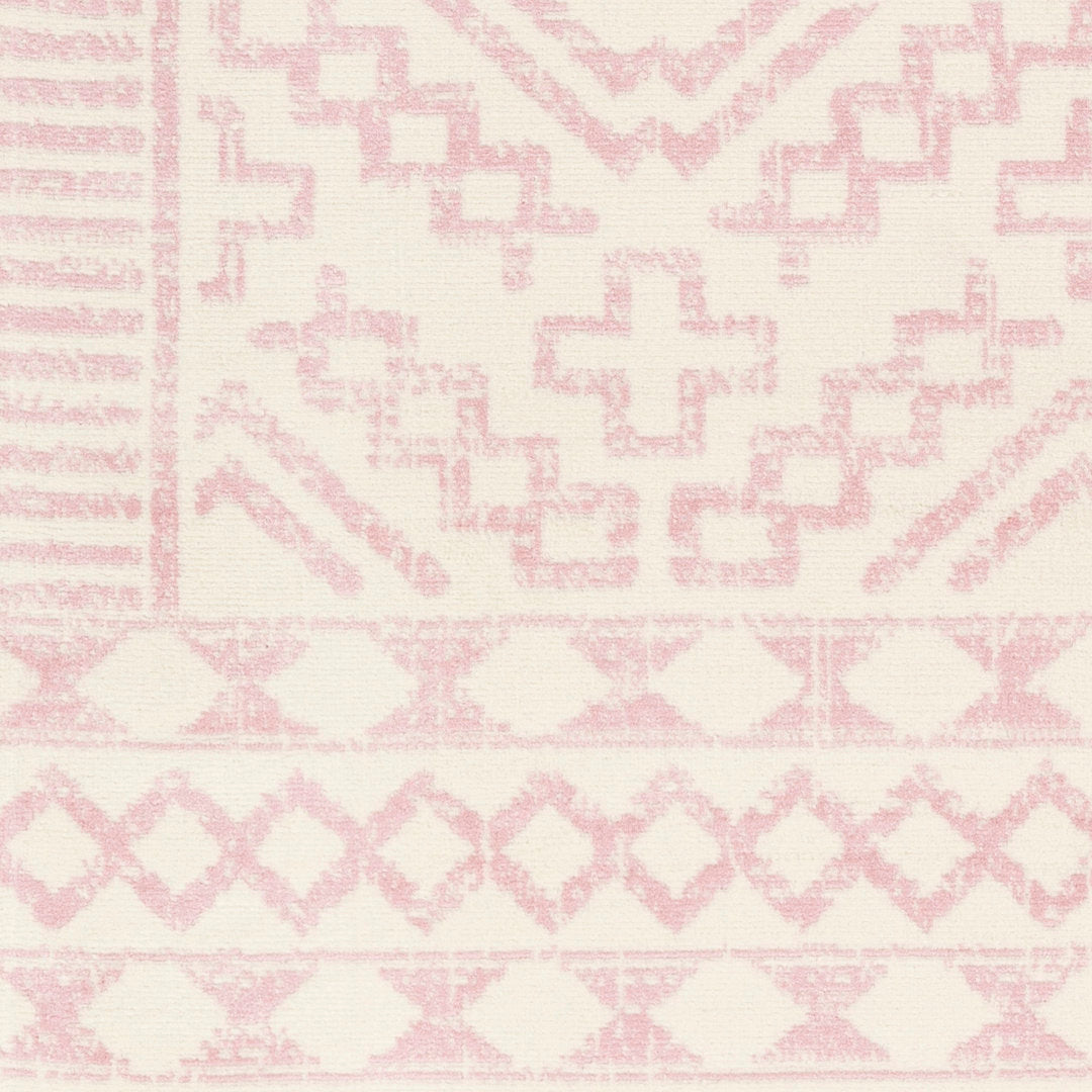 Aurelia Oriental Pale Pink/Cream Rug Langley Street® Rug Size: Rectangle 8'10" x 12'