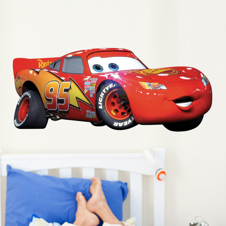 Cars Lightning McQueen Giant Wall Decal Room Mates